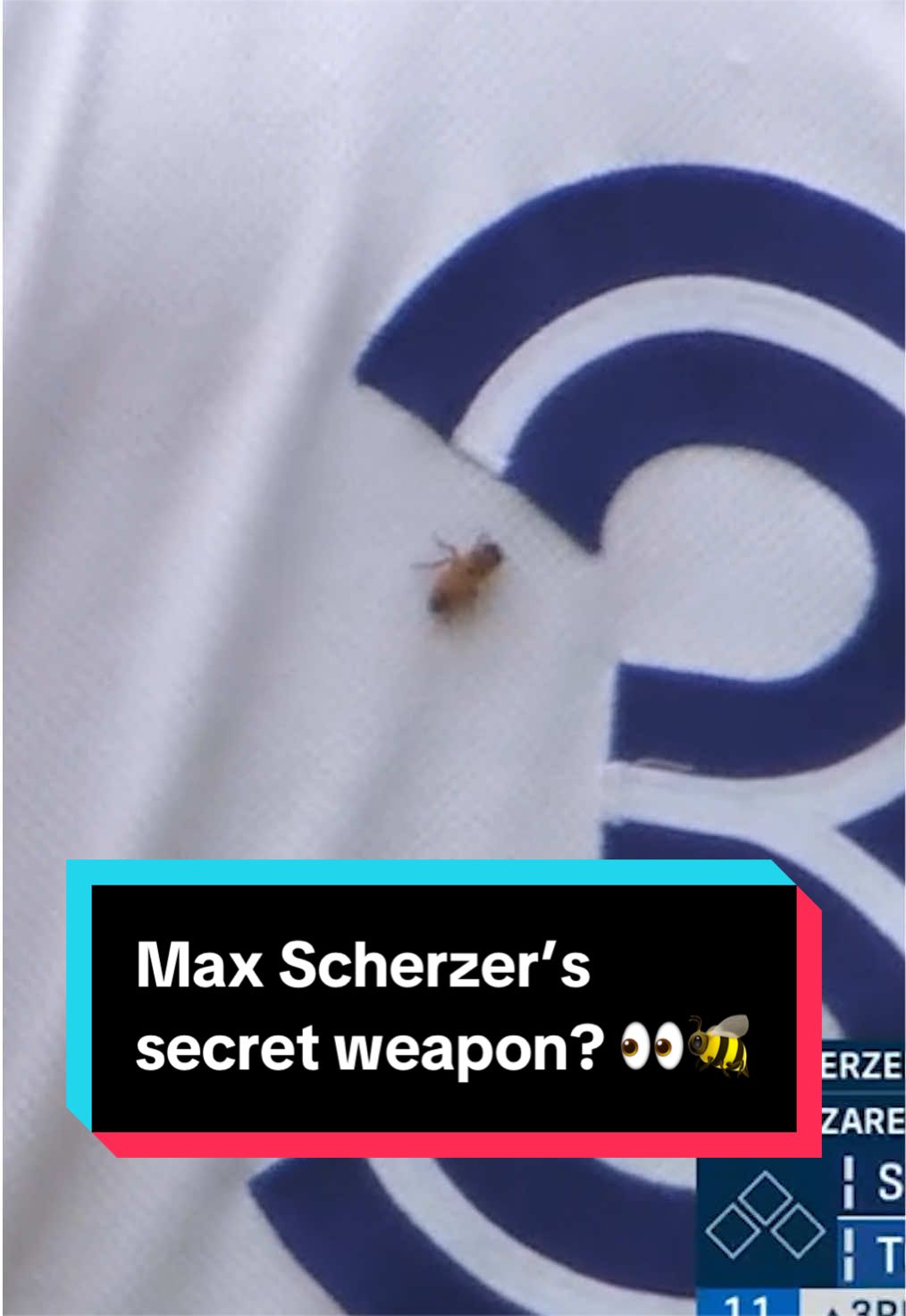 Max Scherzer's pitches are buzzing today 🐝 