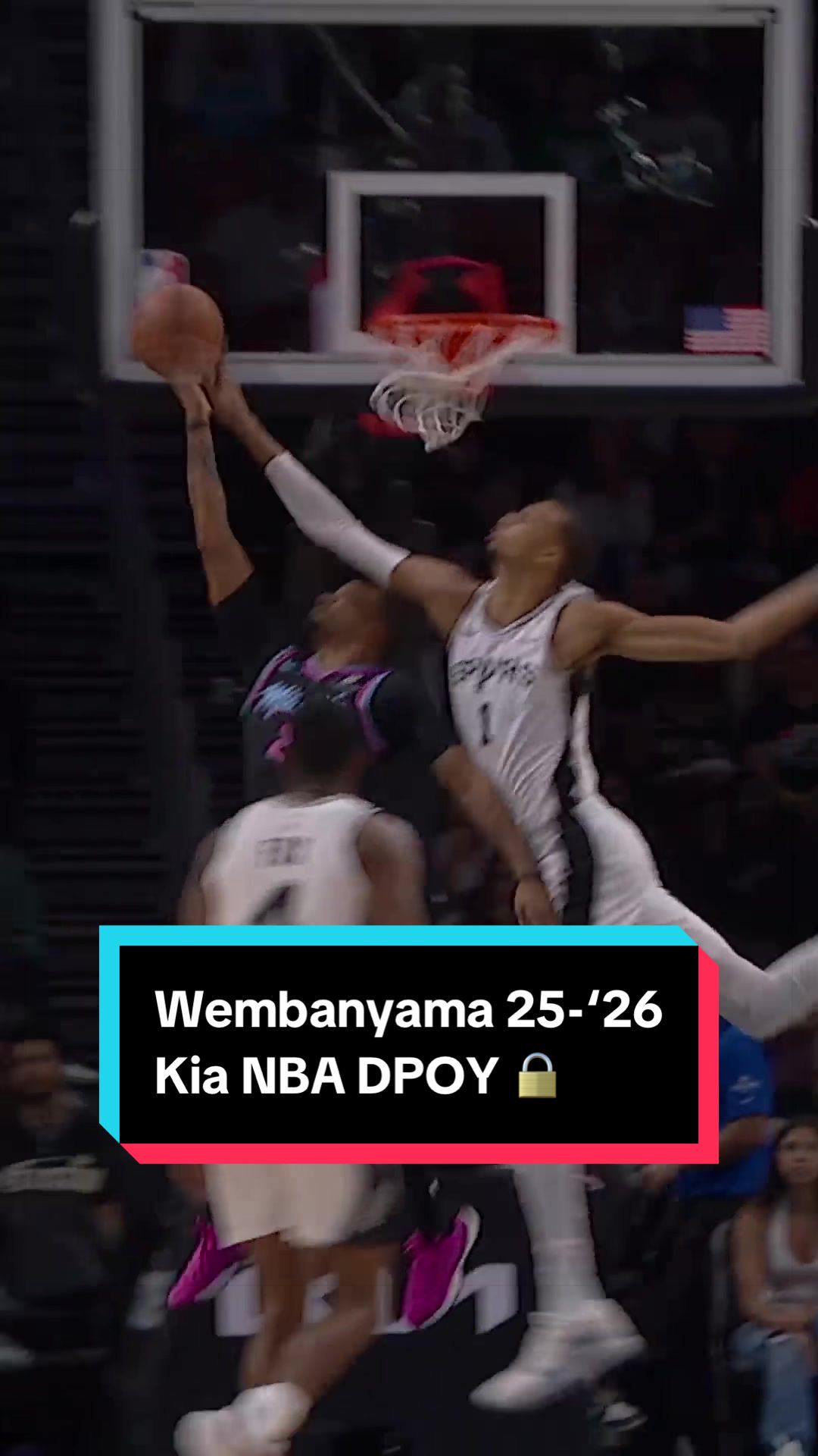 The NBA’s leading shot blocker every year he’s been in the league! 😤🔥 