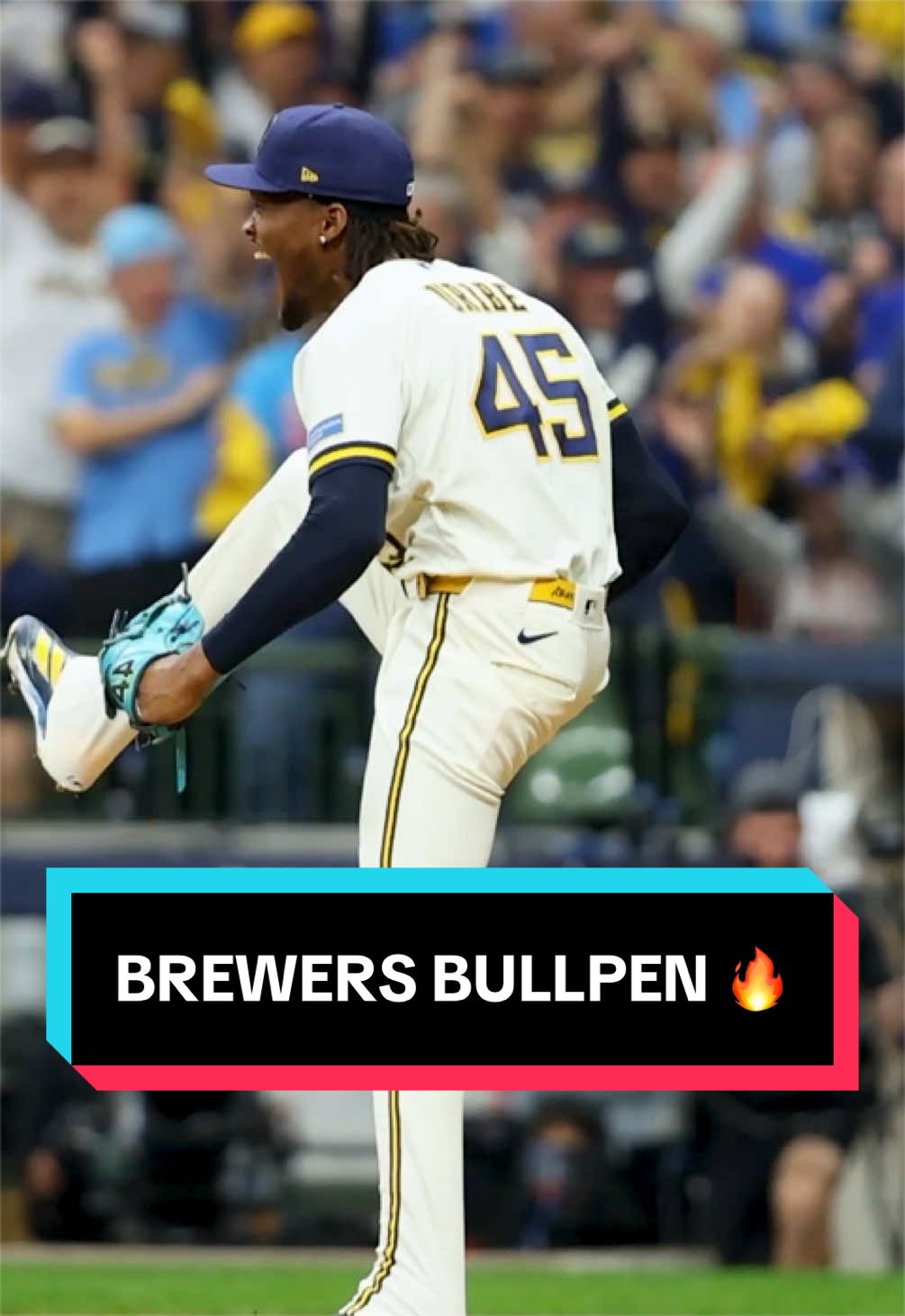 The @Brewers bullpen has been lights out this month 😤 