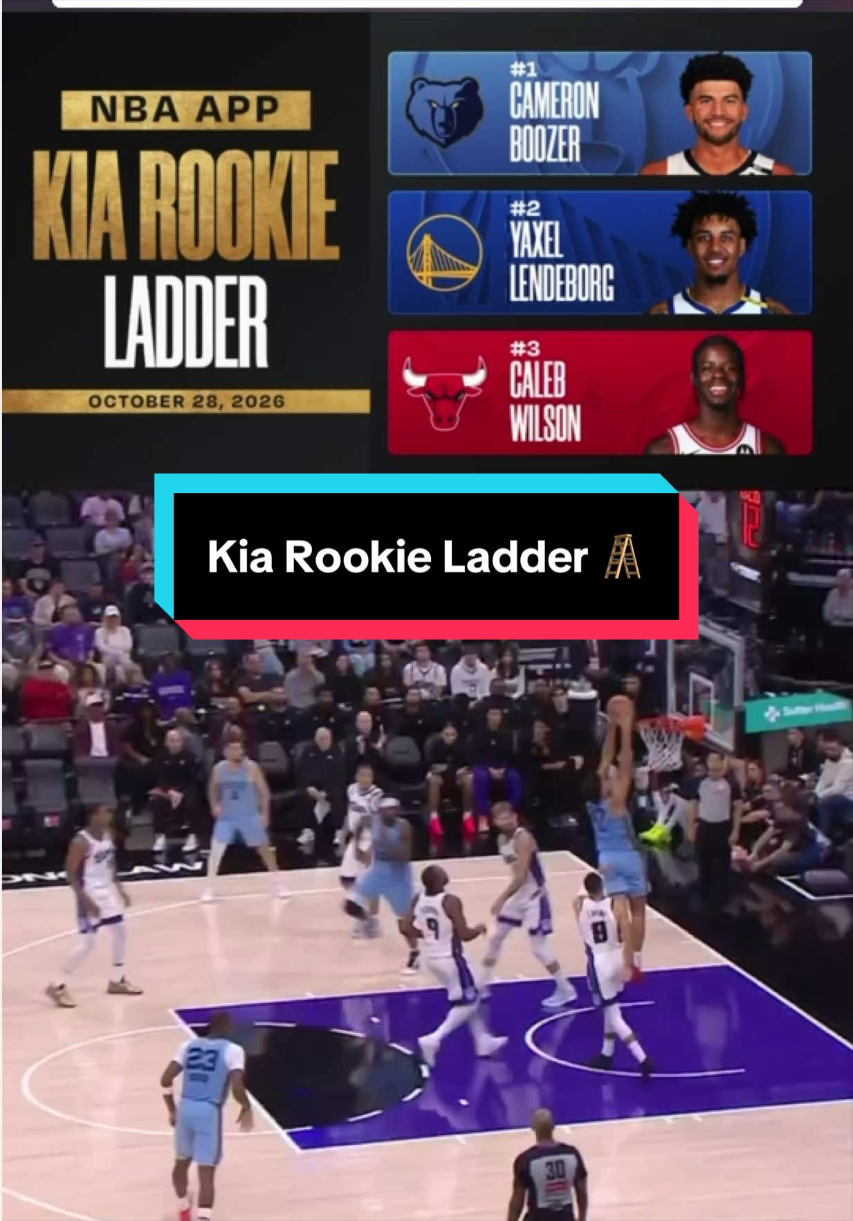 Grizzlies rookie Cameron Boozer debuts at No. 1 in Jeff Zillgitt’s first Kia Rookie Ladder of the season! 🪜 See the full list on the NBA App. 