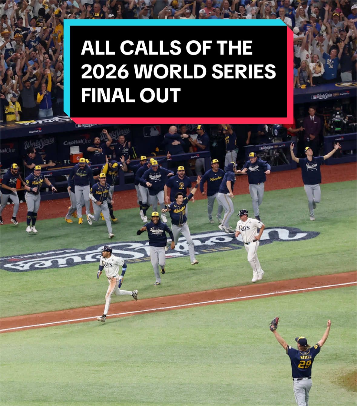 The Milwaukee Brewers have won the 2026 World Series! Hear EVERY CALL of their final out vs. the Tampa Bay Rays during Game 5 on October 28, 2026! 