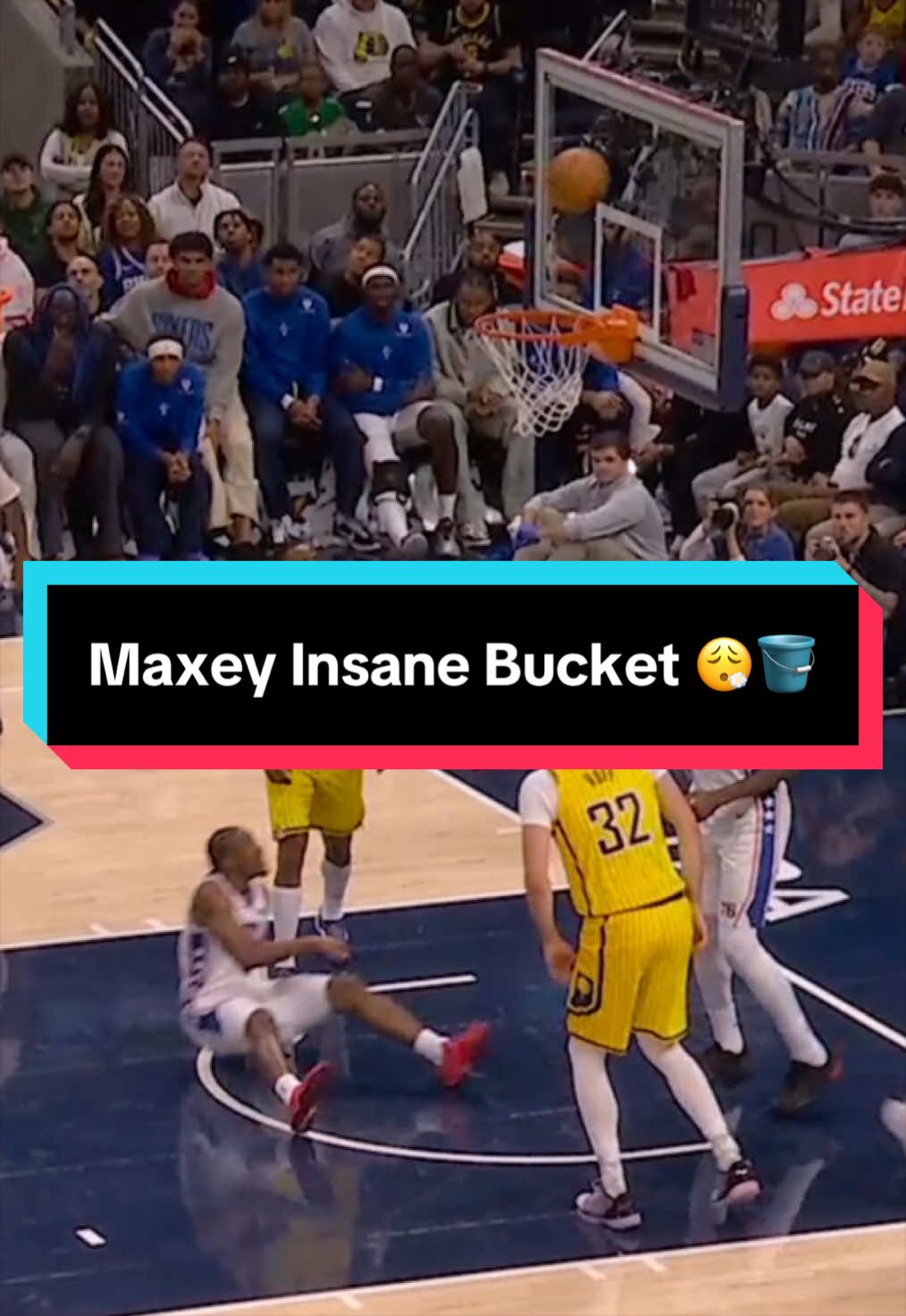 Insane finish from Maxey 👏😮‍💨 