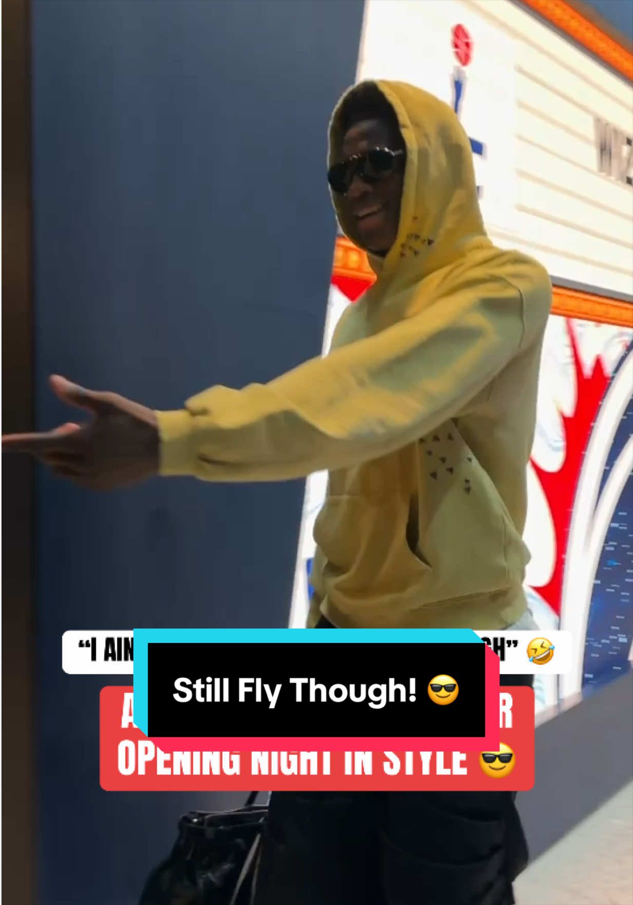 AJ Dybantsa might be out tonight, but the tunnel fit still had to be fly 😂 
