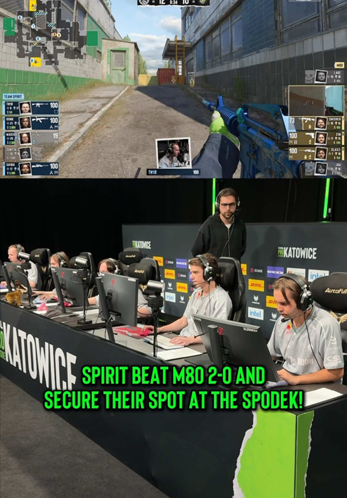 @Team Spirit beat M80 and secure their spot at the Spodek! 🇵🇱 