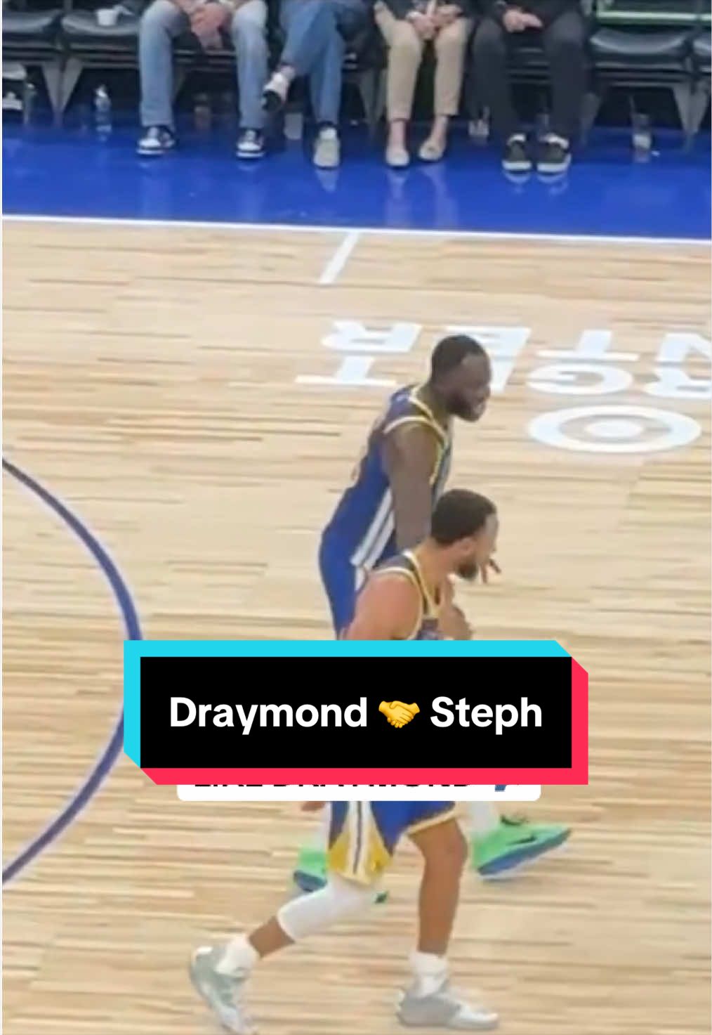 Draymond Green was loving what he was seeing from Steph 🔥 