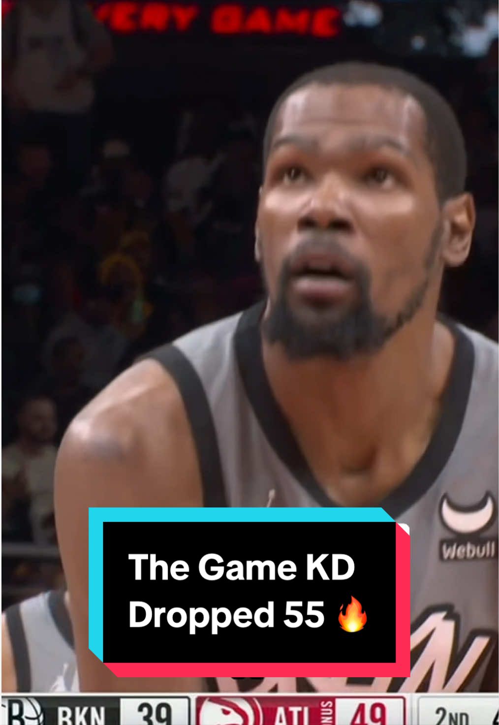 Kevin Durant went OFF with a career-high 55 points 😮‍💨 