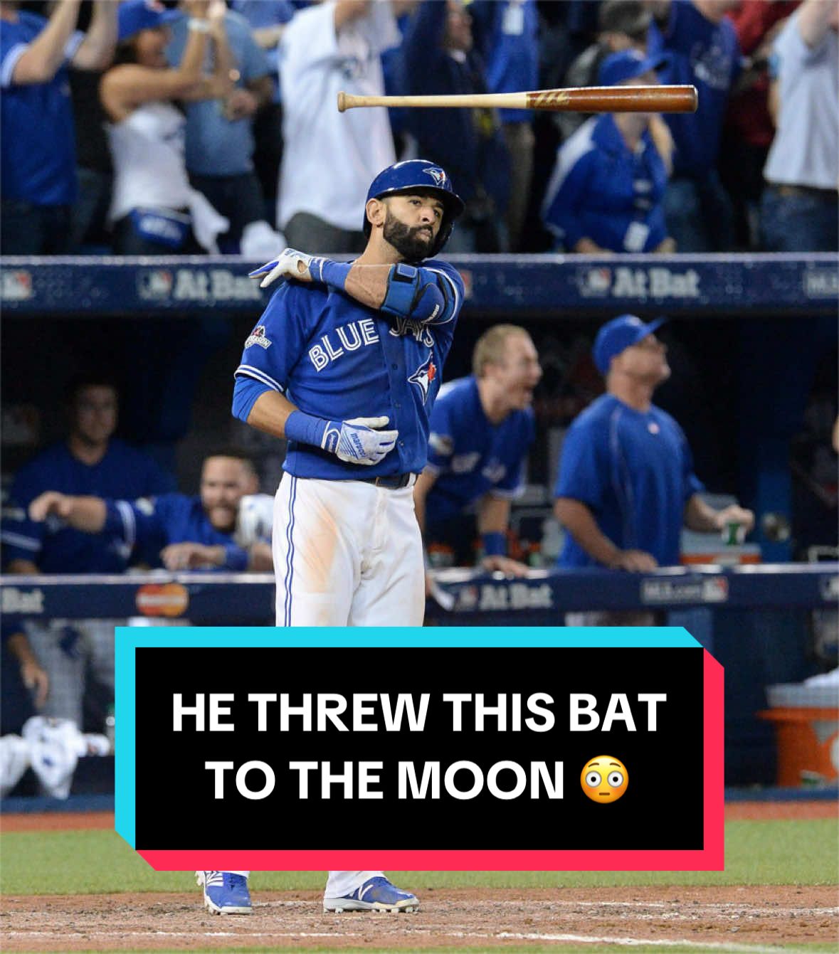 11 years ago today, José Bautista threw his bat to the moon in ALDS Game 5 😤 