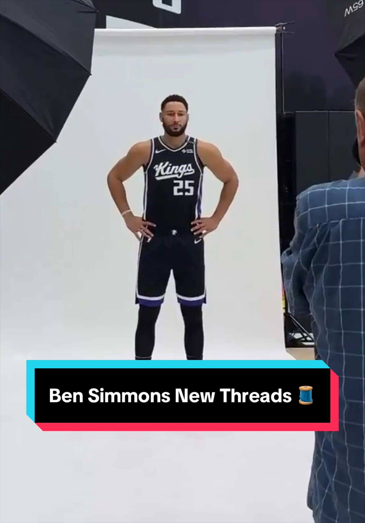 Ben Simmons fresh looks in Sac 🔥 (via @Sacramento Kings) 