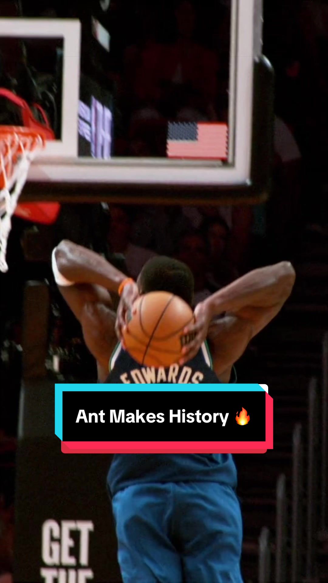 Anthony Edwards became the first player in NBA history to record 45+ PTS, 10 REB, and 5+ 3PM in a season opener 🔥 