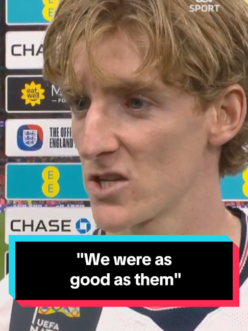 🗣️“We were as good as them”