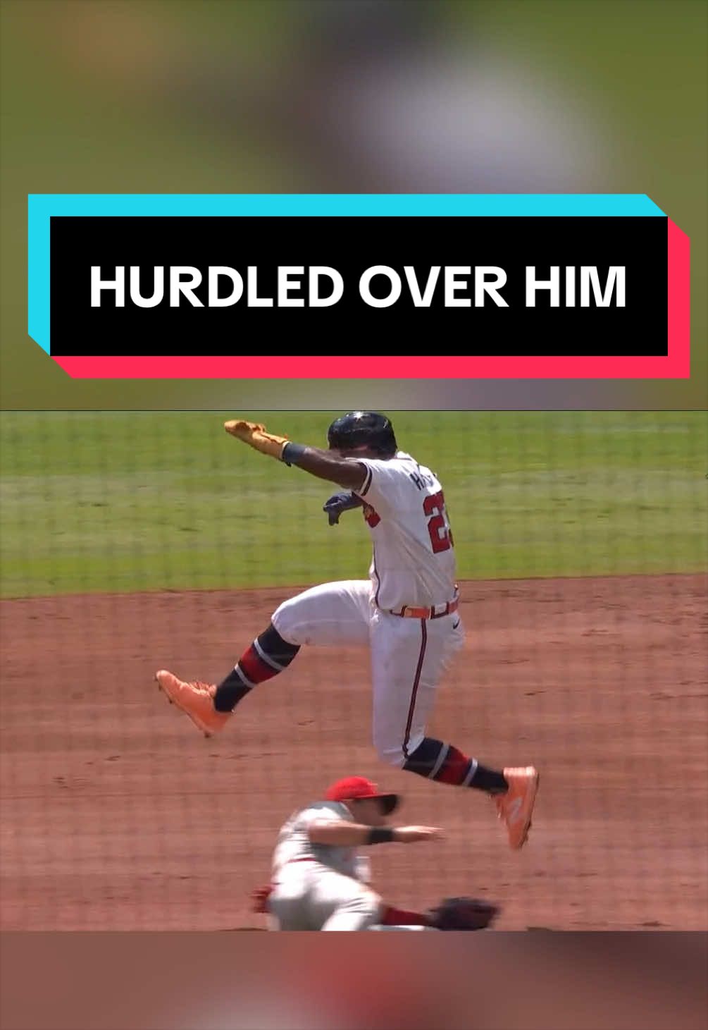 Michael Harris II hit triangle 😅