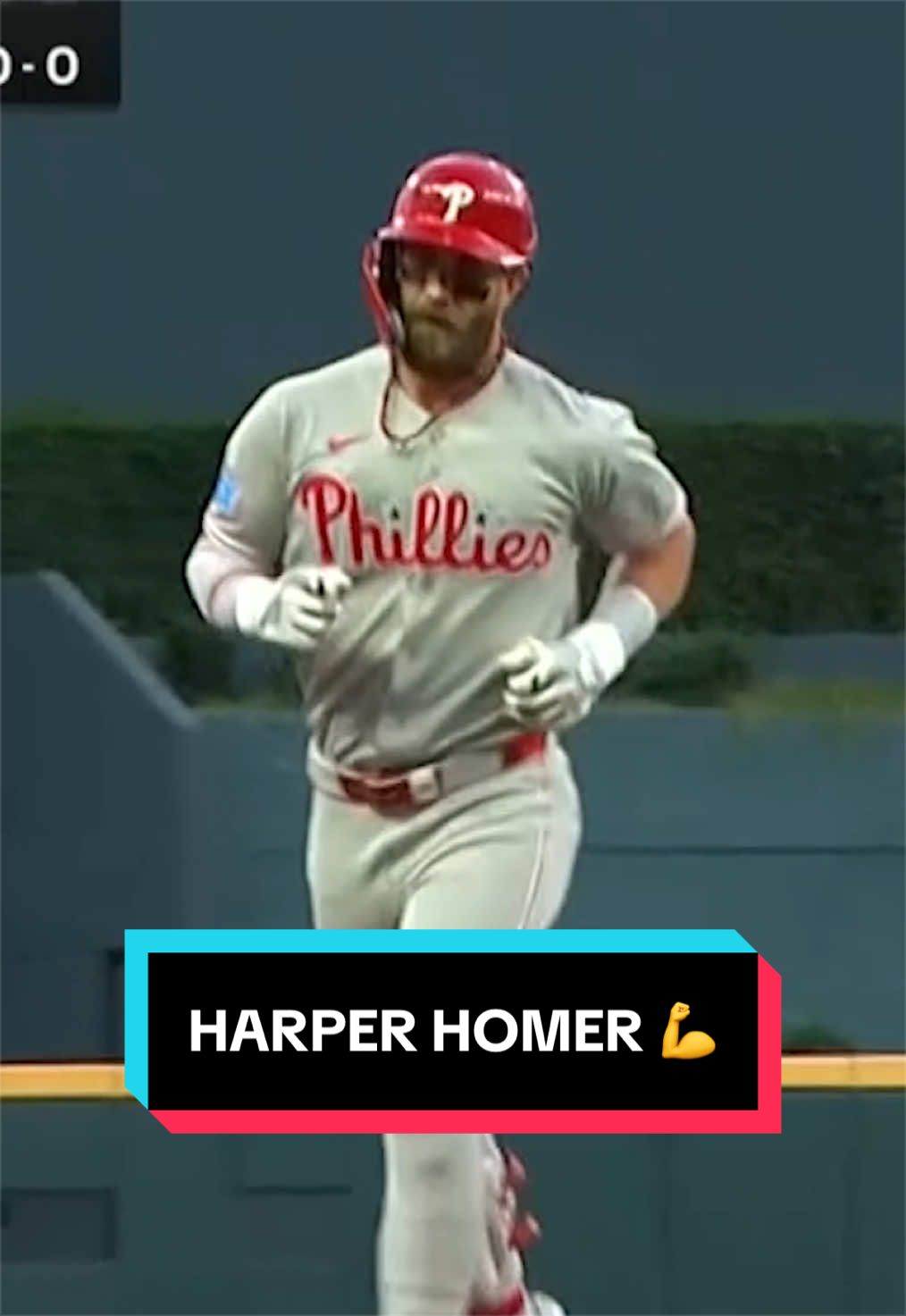 Bryce Harper hammers one out and the @Phillies lead early!