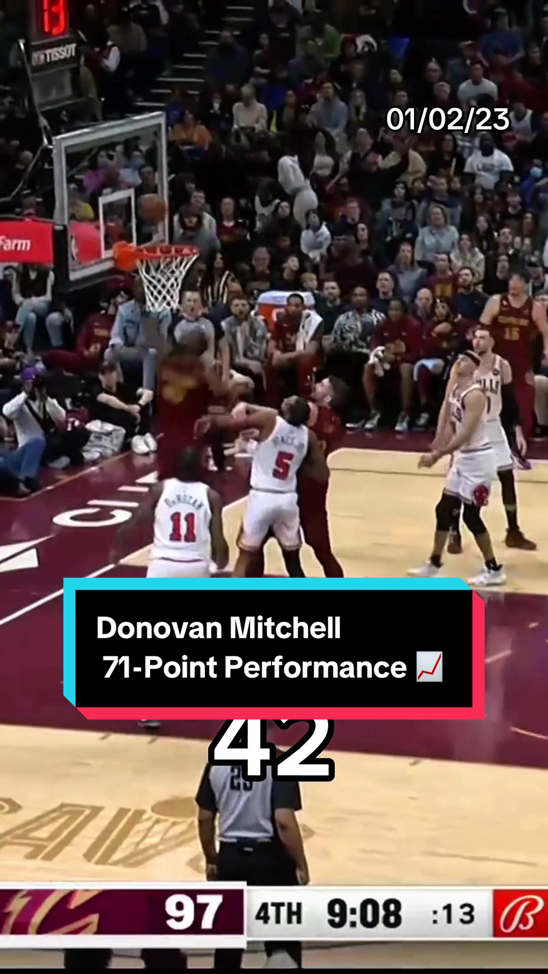 A new @Cleveland Cavaliers franchise record.