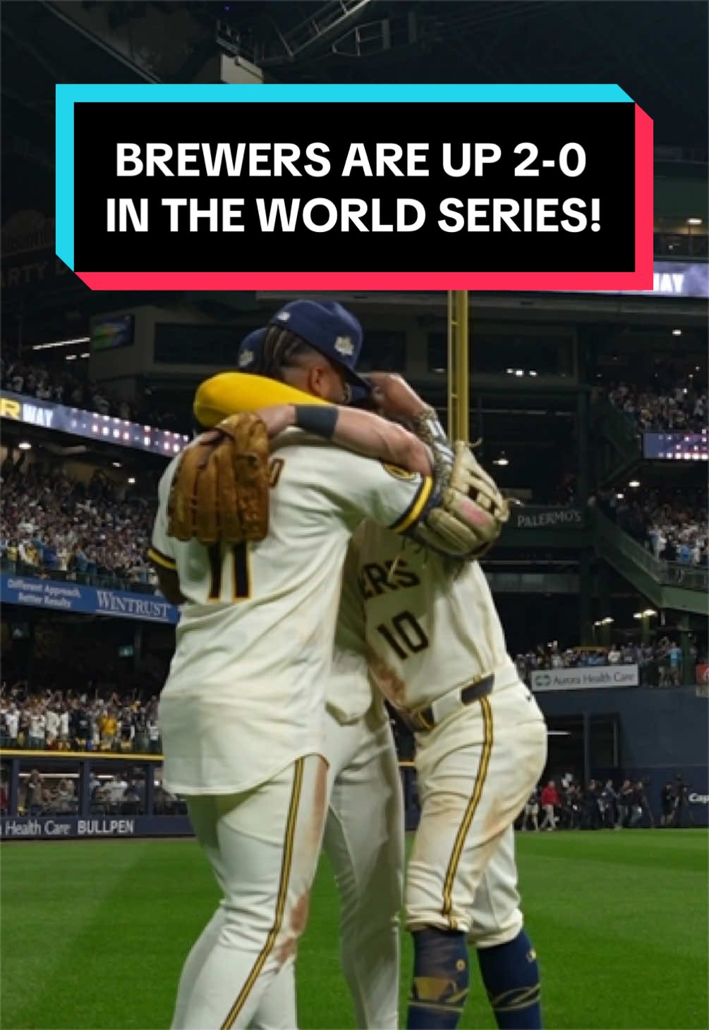 The @Brewers have not lost a home game since SEPTEMBER 13 😤 