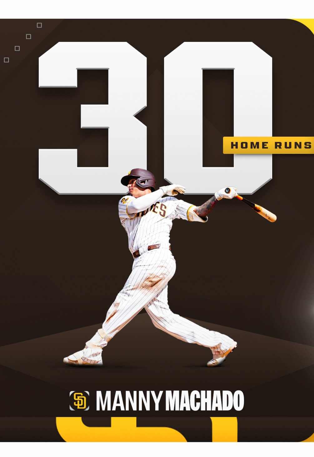 Manny Machado’s 30th home run is a go-ahead 3-run jack! 