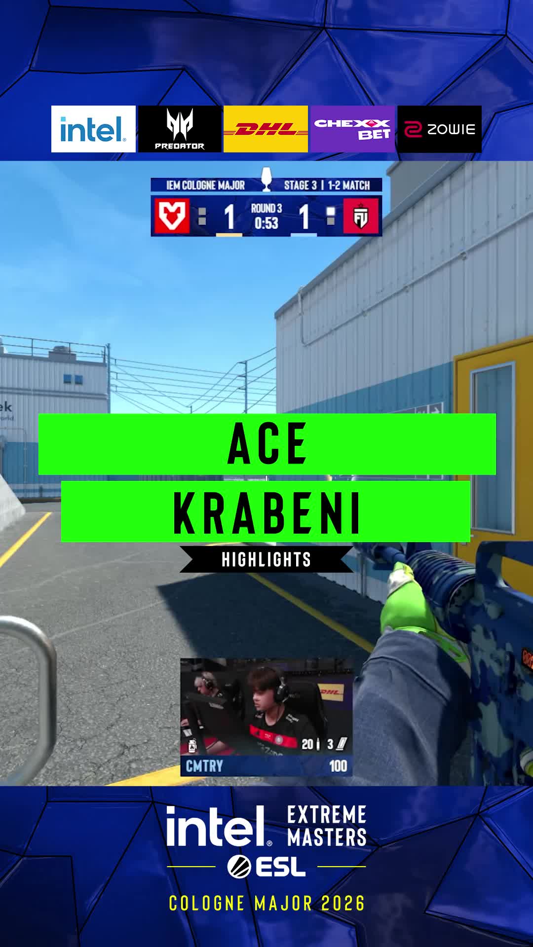 Krabeni ACED against MOUZ 🔥 