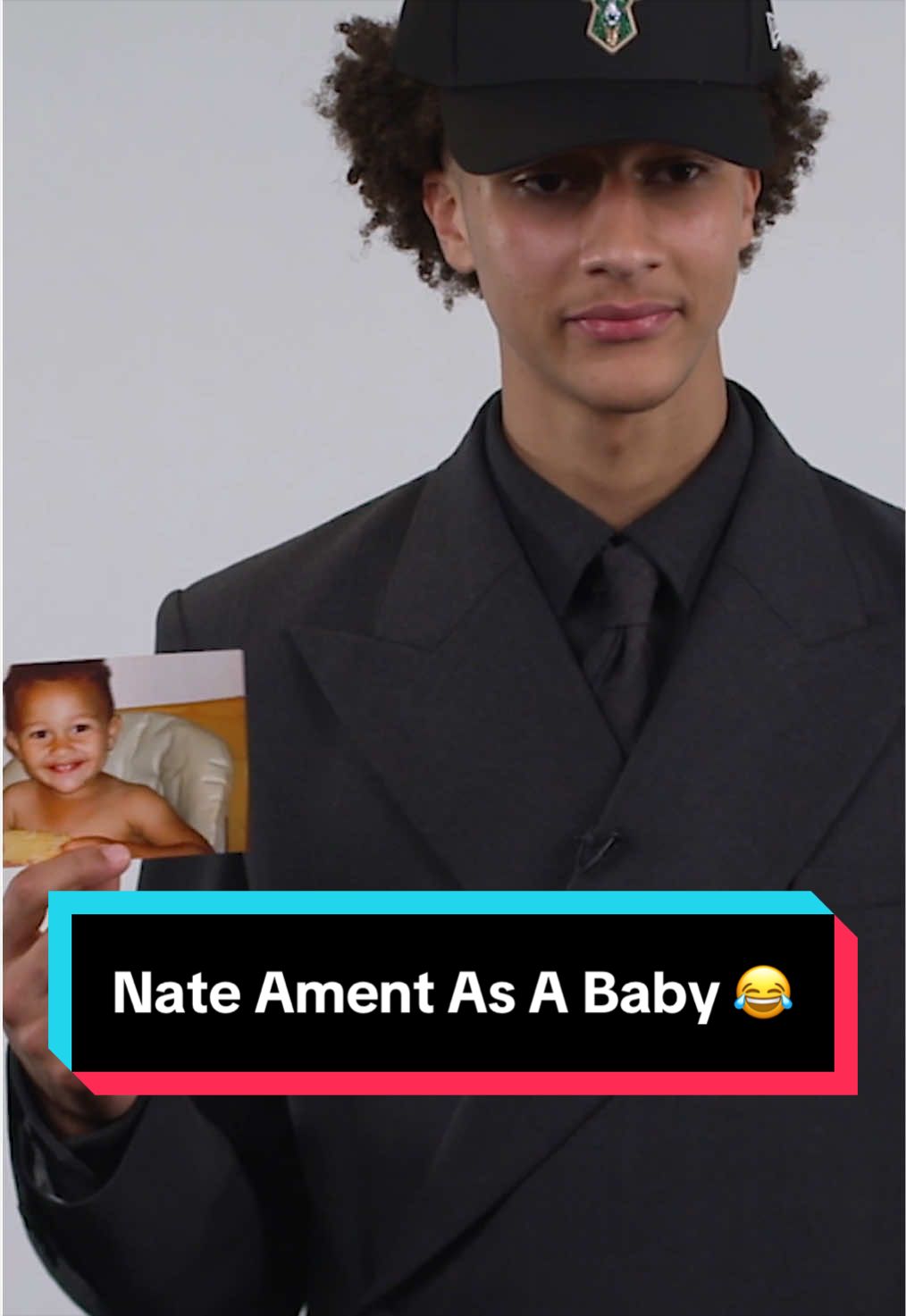 Nate Ament reacts to his childhood photo 🎞️ 