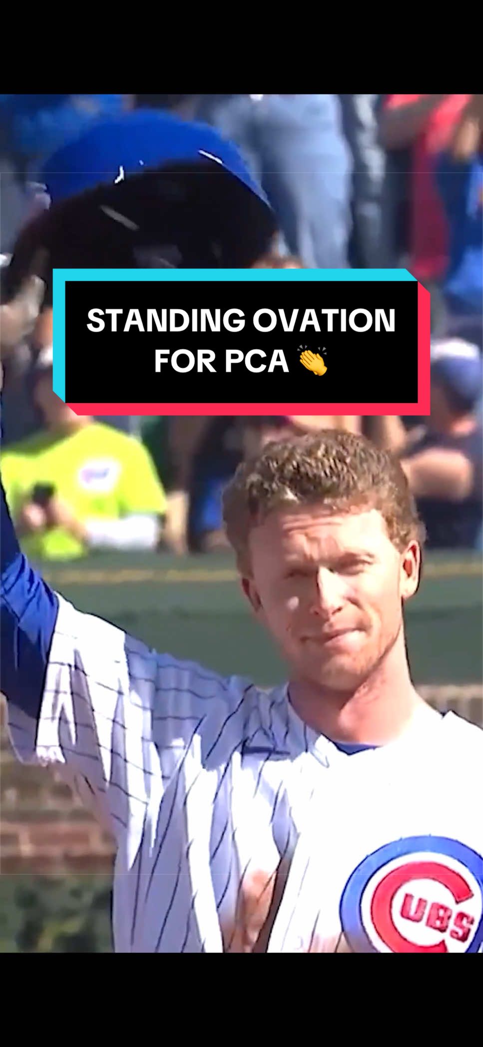 A tip of the cap from PCA to the fans at Wrigley Field! 