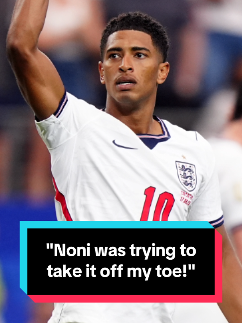 "Noni was trying to take it off my toe... But no chance!" 😂