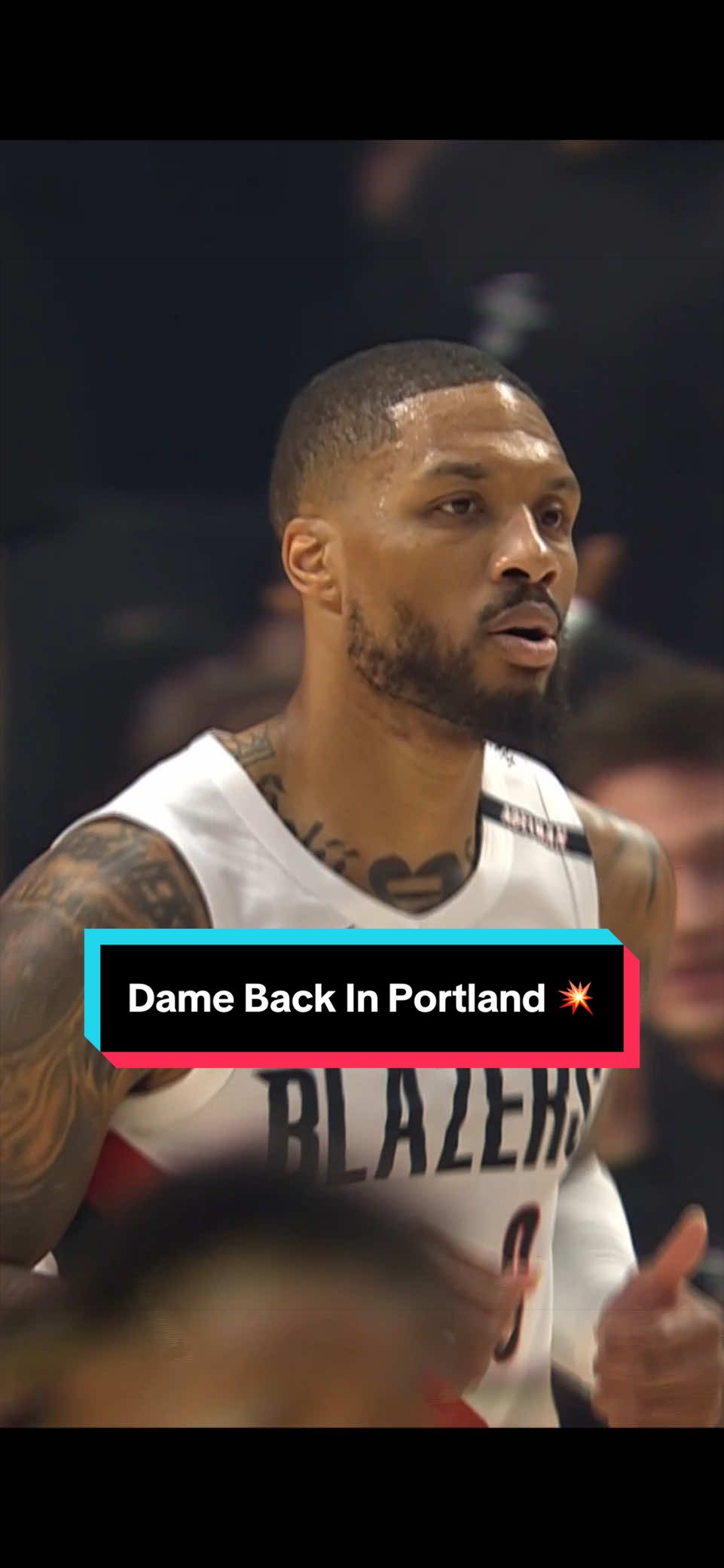 Damian buries a pair of triples to announce his return to the 