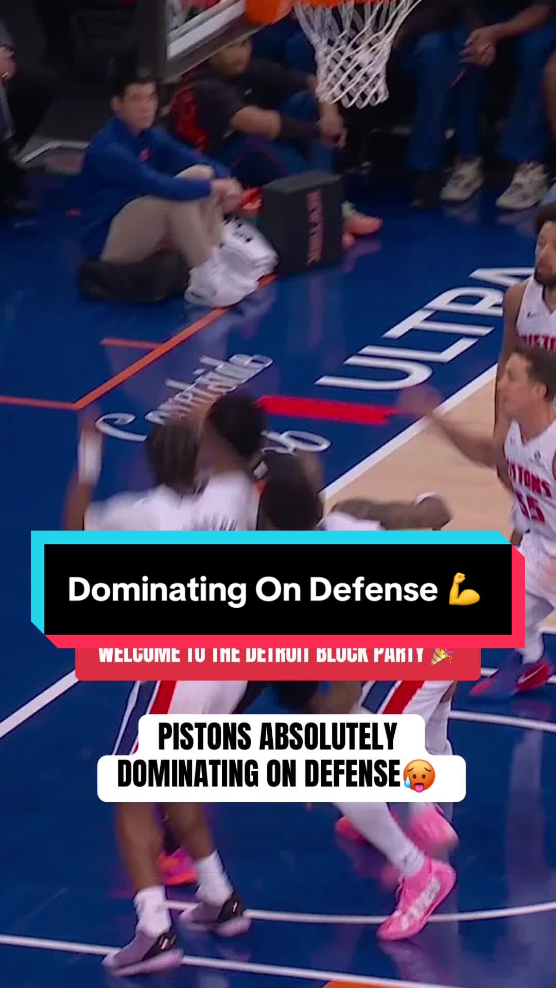 @Detroit Pistons defense is a force to be reckoned with 🔥 