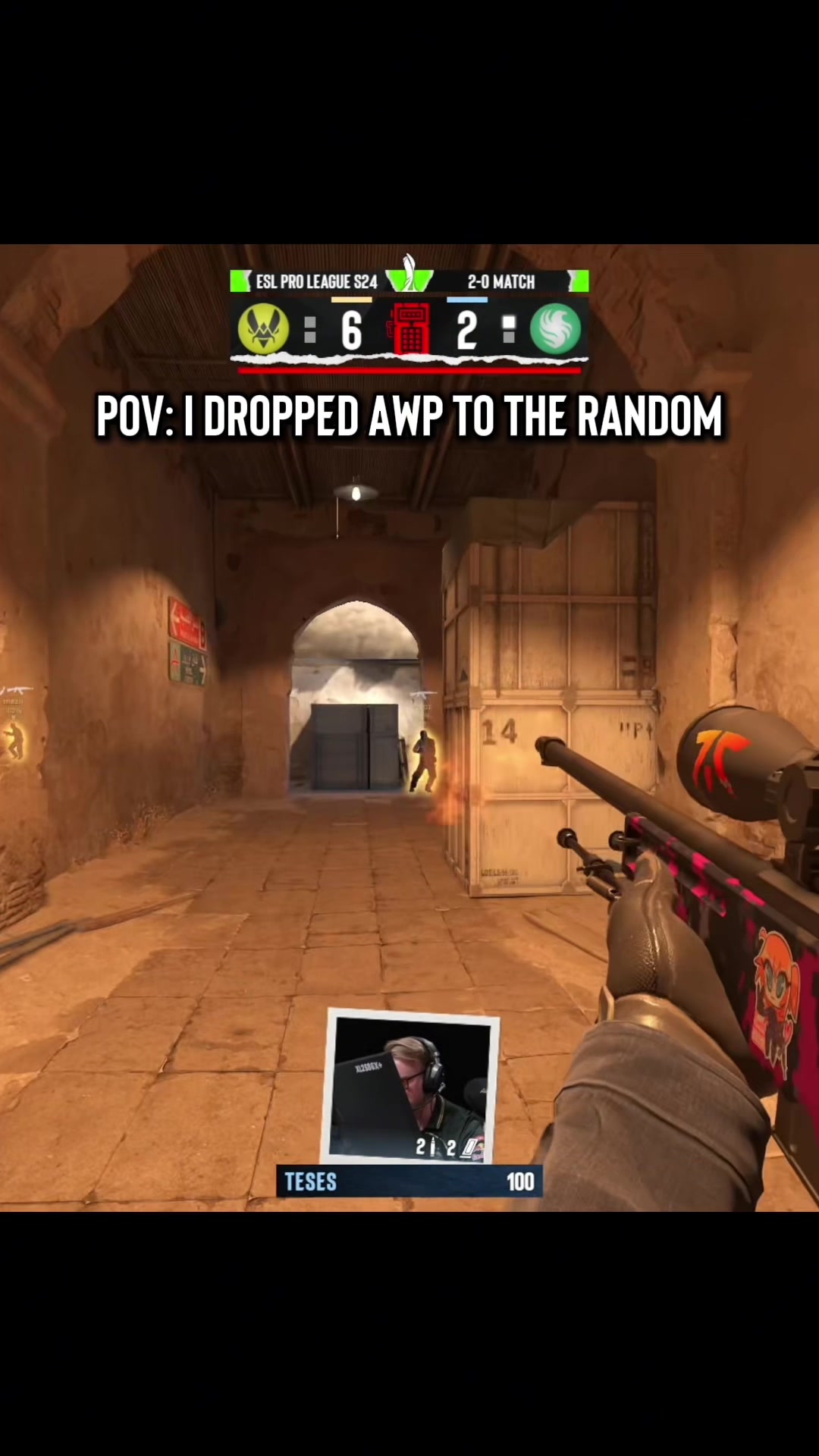 POV: I dropped AWP to the random 🫠 