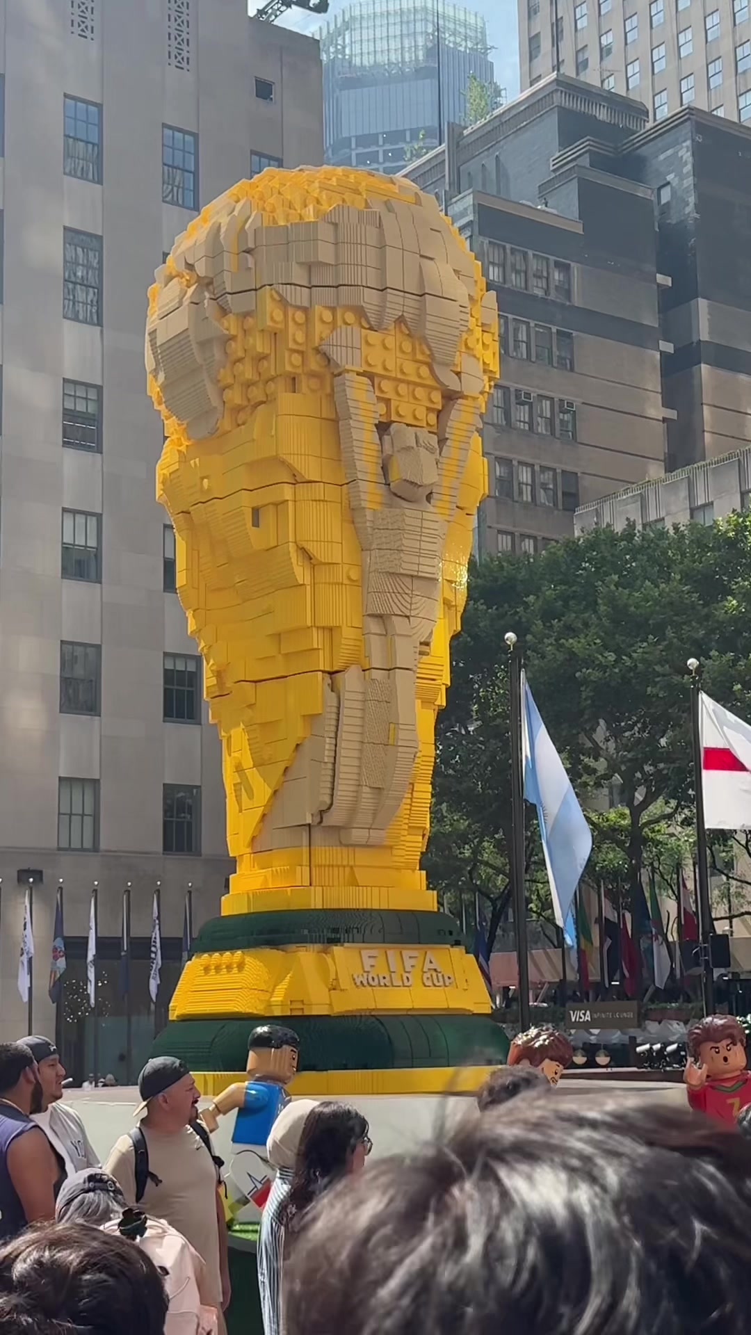 AD. Rockefeller Plaza in NYC. Be there with @LEGO 