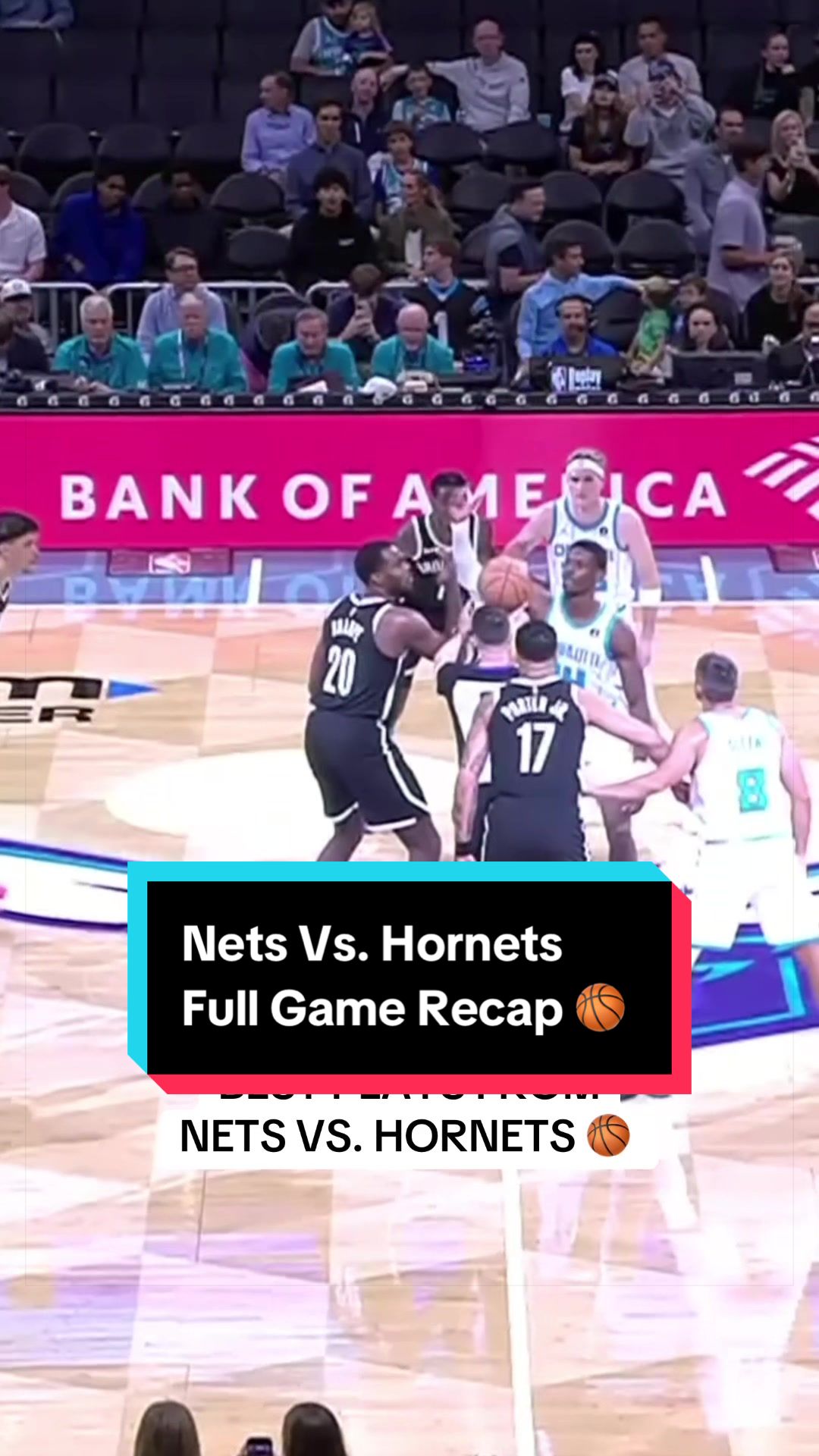 Quick rewind ⏮️. Full recap. Here’s everything from tonight @Brooklyn Nets vs. @Charlotte Hornets 🏀 