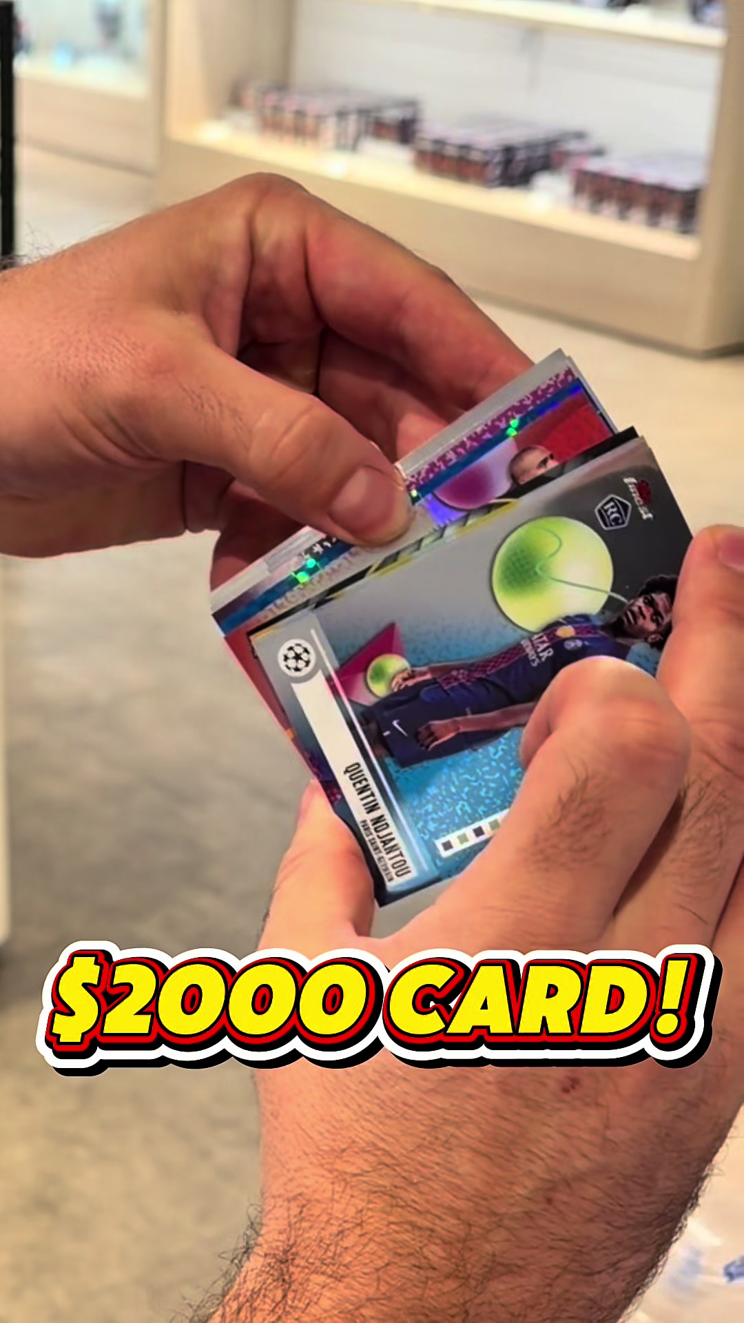 Packing a $2000 autograph from Topps UCC Finest!! 🔥 @PluteCollects 