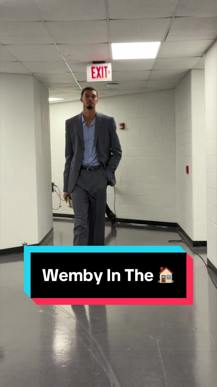 Wemby is in the 🏠 