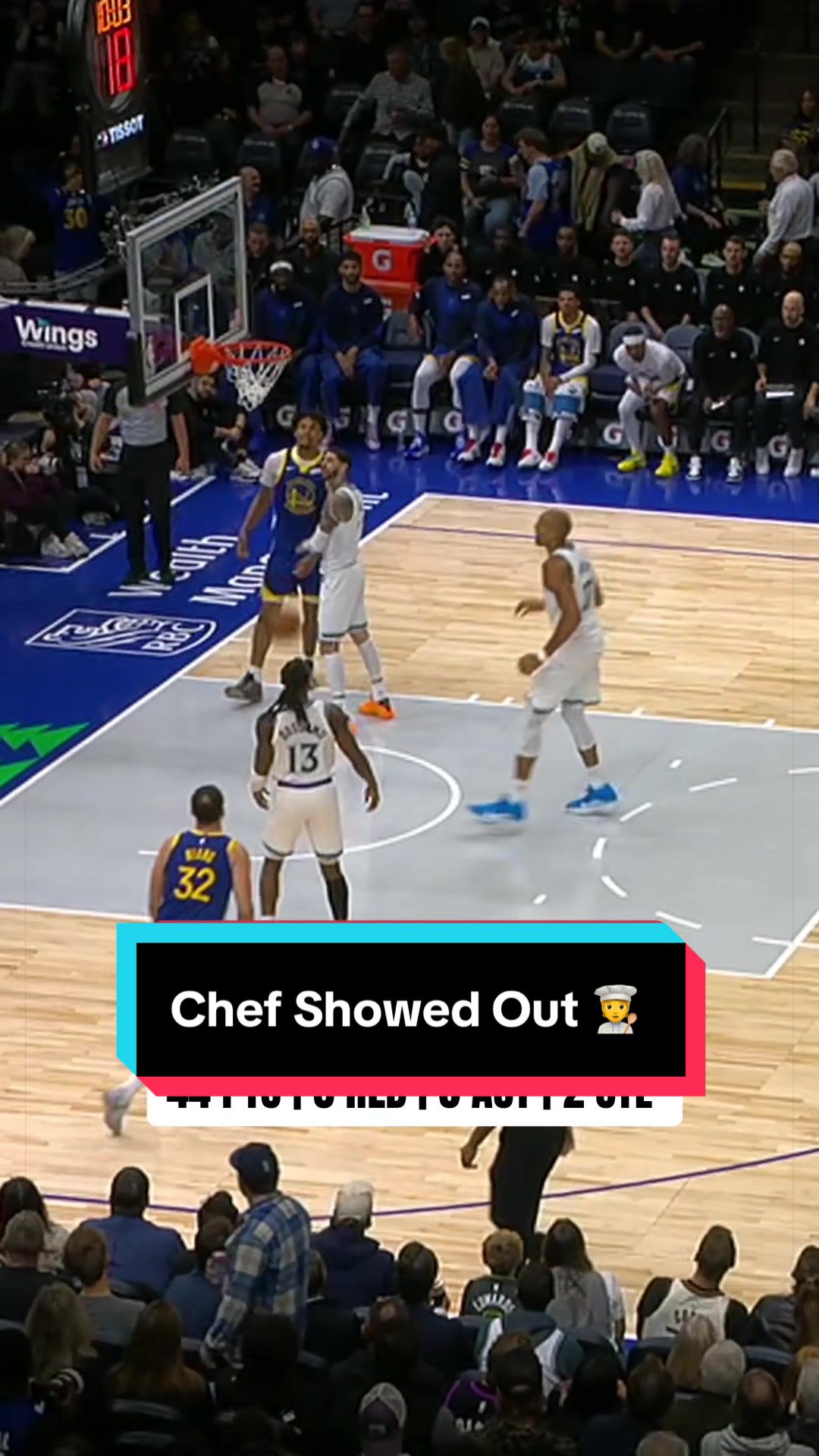Steph put on a show 🍿 