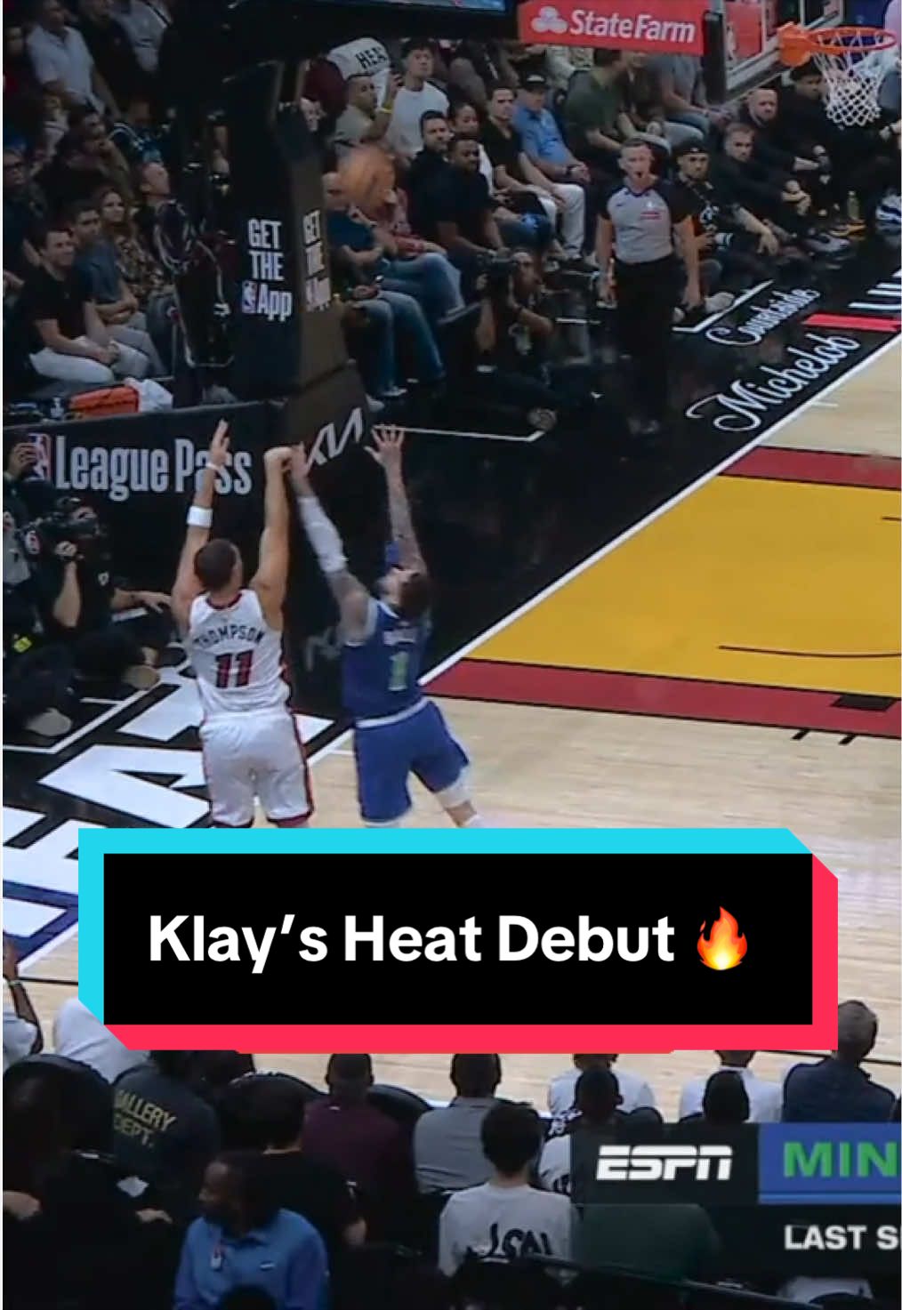 Klay is off to a hot start in his @Miami HEAT debut 🔥 