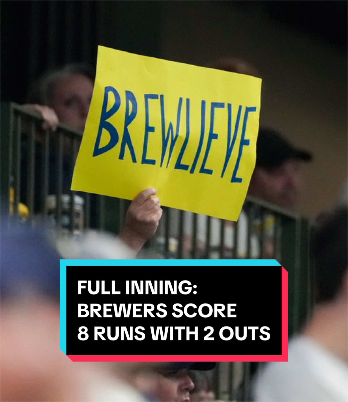 MLB HISTORY! The @Brewers are the first team to ever have 7 consecutive batters get a hit in a Postseason game!
