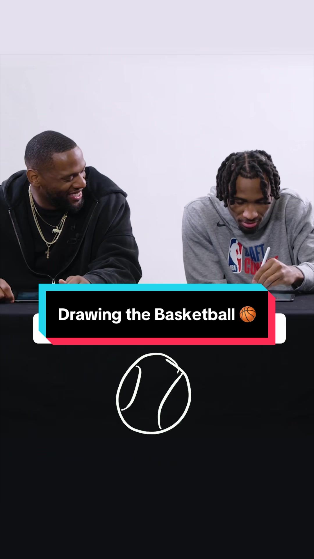Creativity on display 💯 Who draws the most accurate basketball among NBA Draft prospects... find out with @Jamiersen Green! 