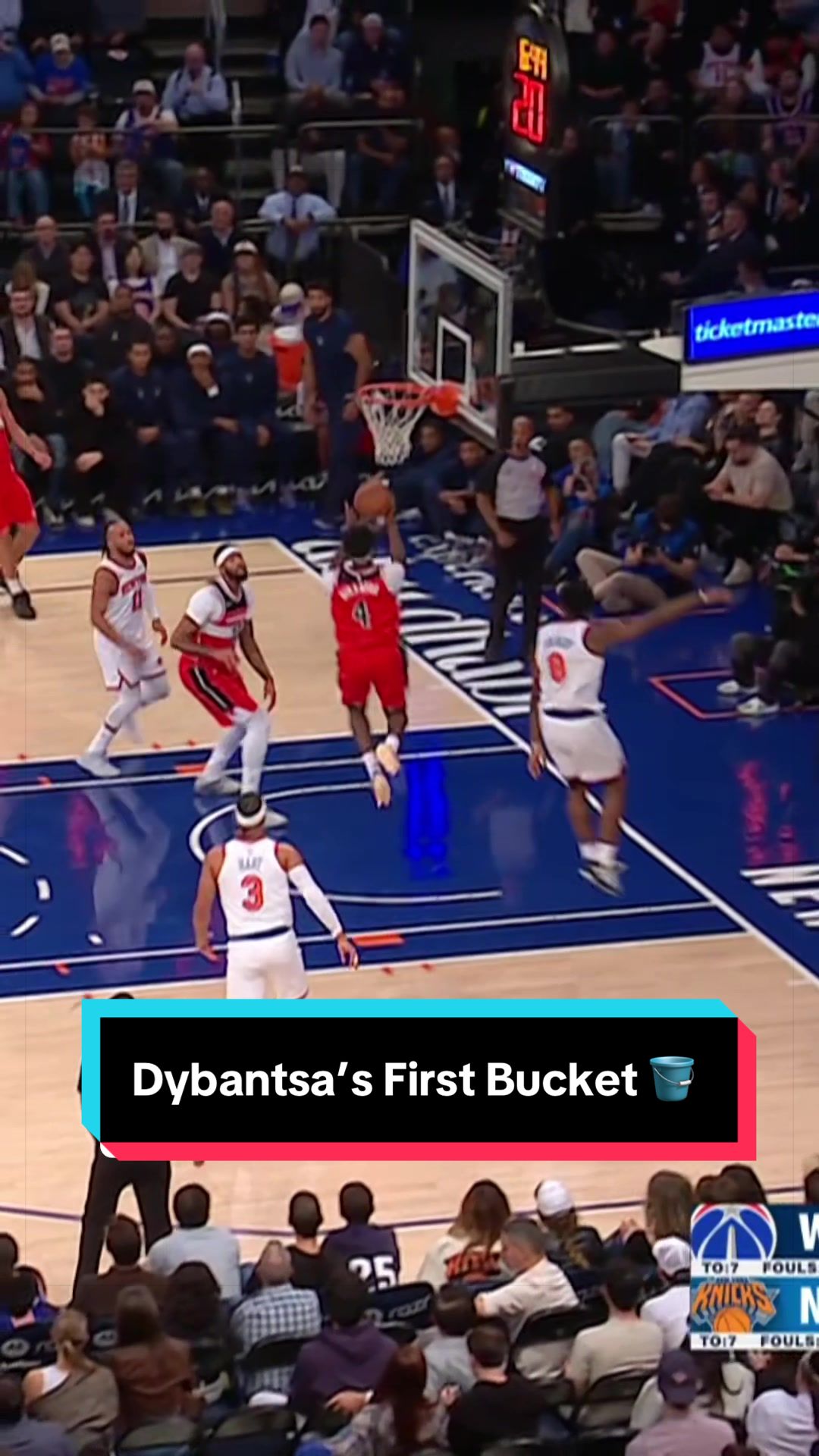 AJ Dybantsa secures his first preseason points 🔒 