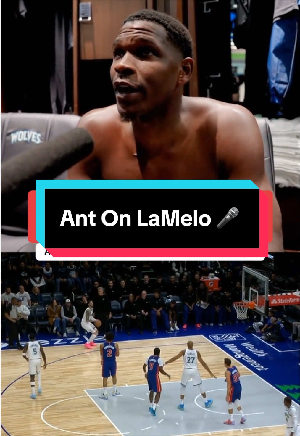 “We need to create advantages for him” 🏀 