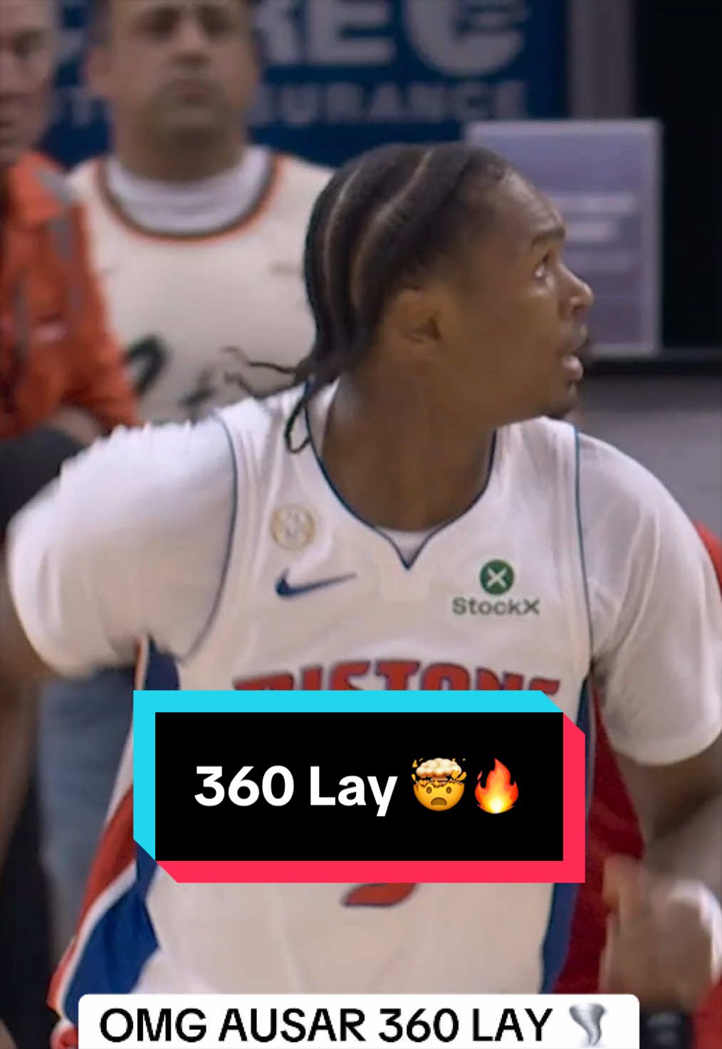 Ausar Thompson showing off his athleticism with a WILD 360 lay 😱 