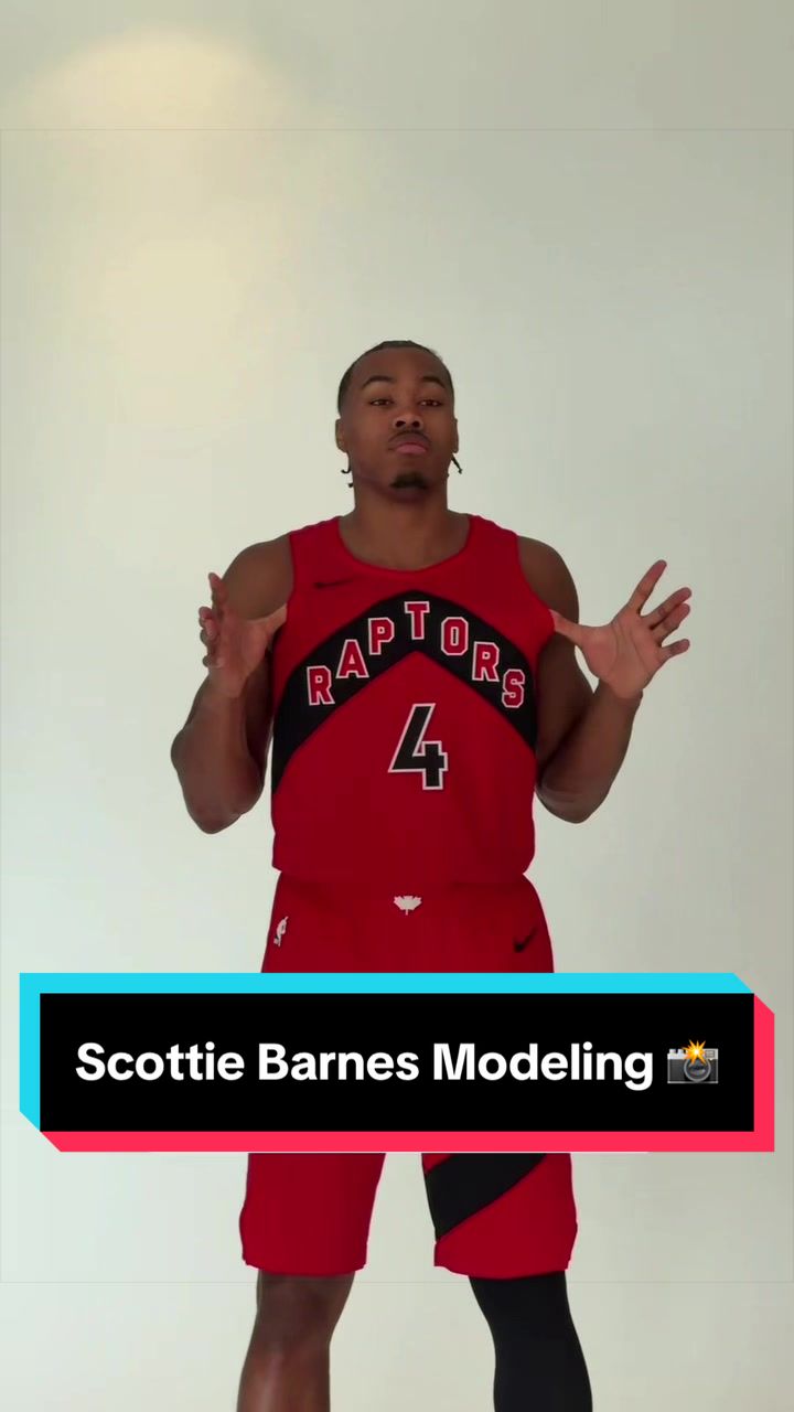 Scottie Barnes is ready to go at @Raptors Media Day 👏 