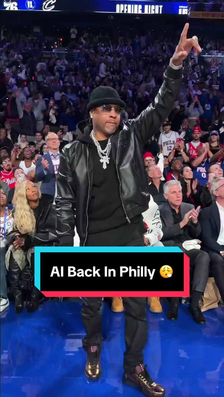Allen Iverson dripped out in Philly 🥶 
