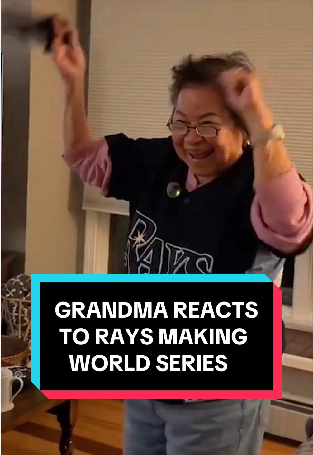 No one was more excited about the Rays making the World Series than this 87-year-old fan 😭