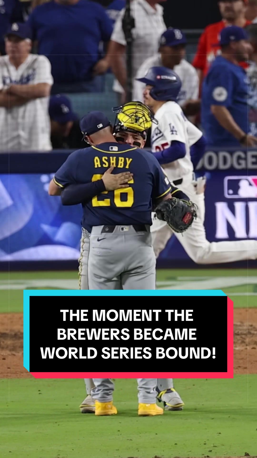 The @Brewers are headed to their first World Series since 1982! 