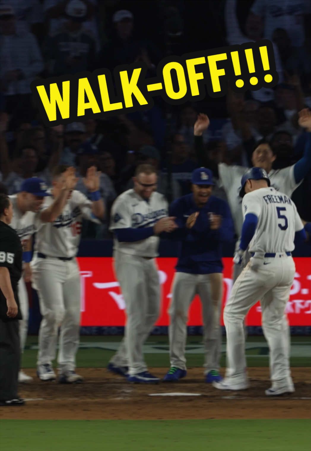 FREDDIE FREEMAN AND WALK-OFFS. ICONIC. 