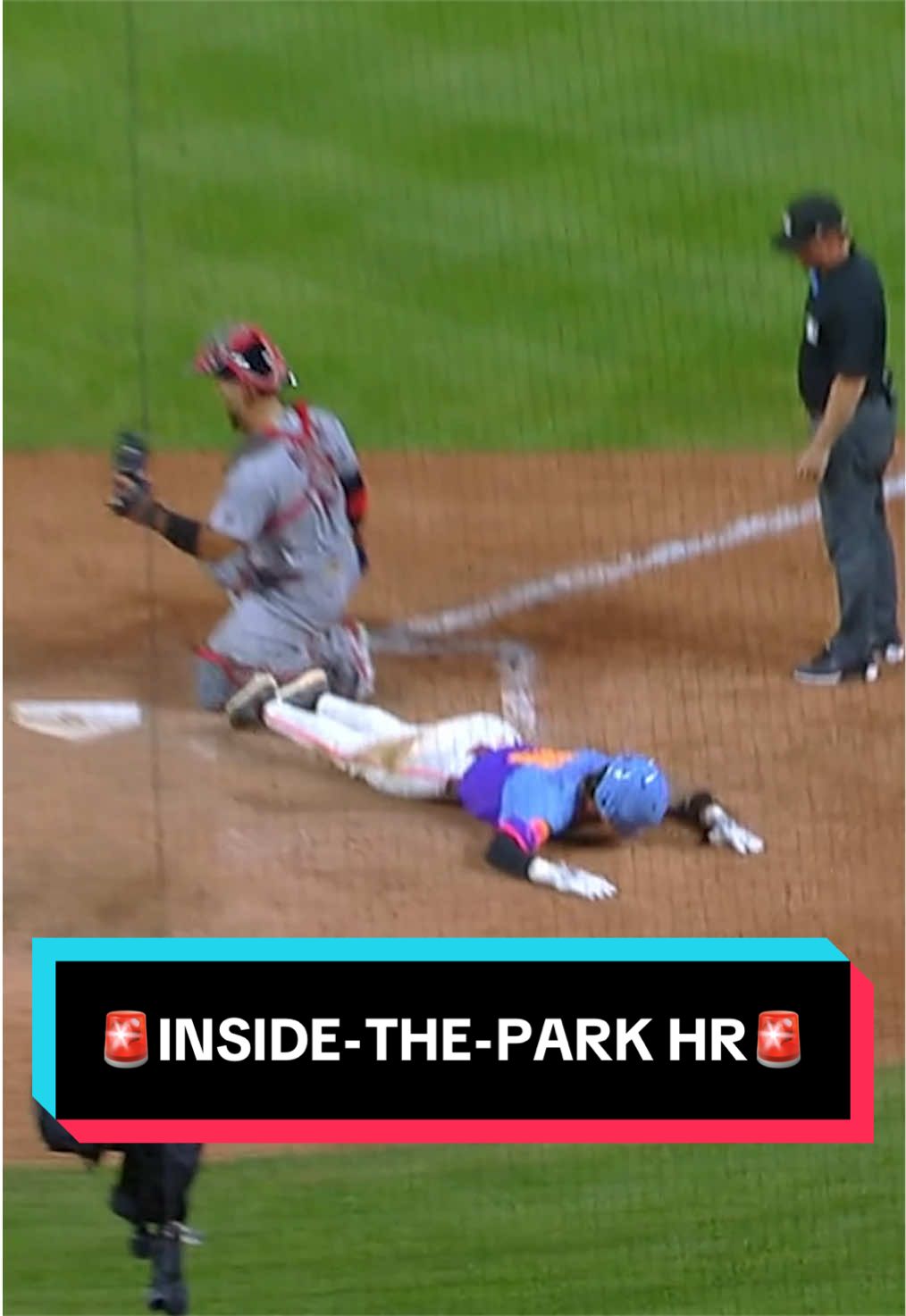 Cole Carrigg FLEW around the bases for an inside-the-park home run!