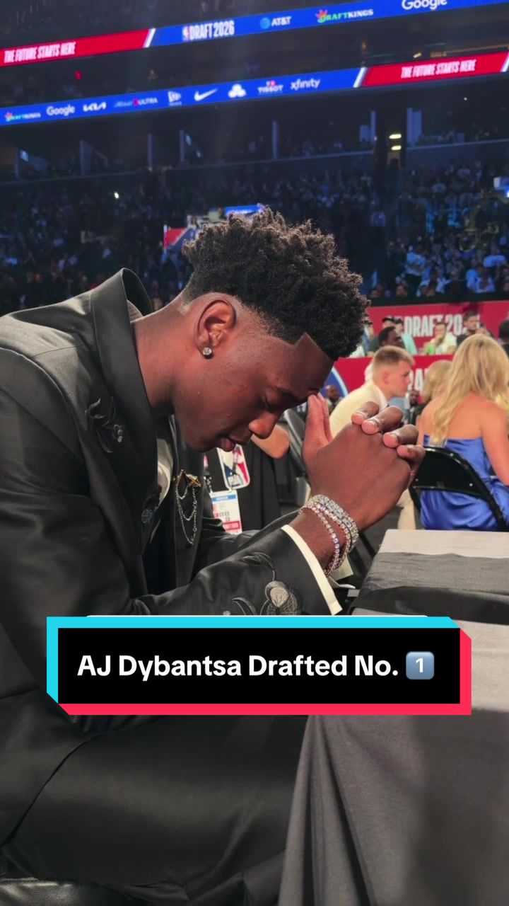 AJ Dybantsa drafted 1st overall by the @Washington Wizards 🏀 