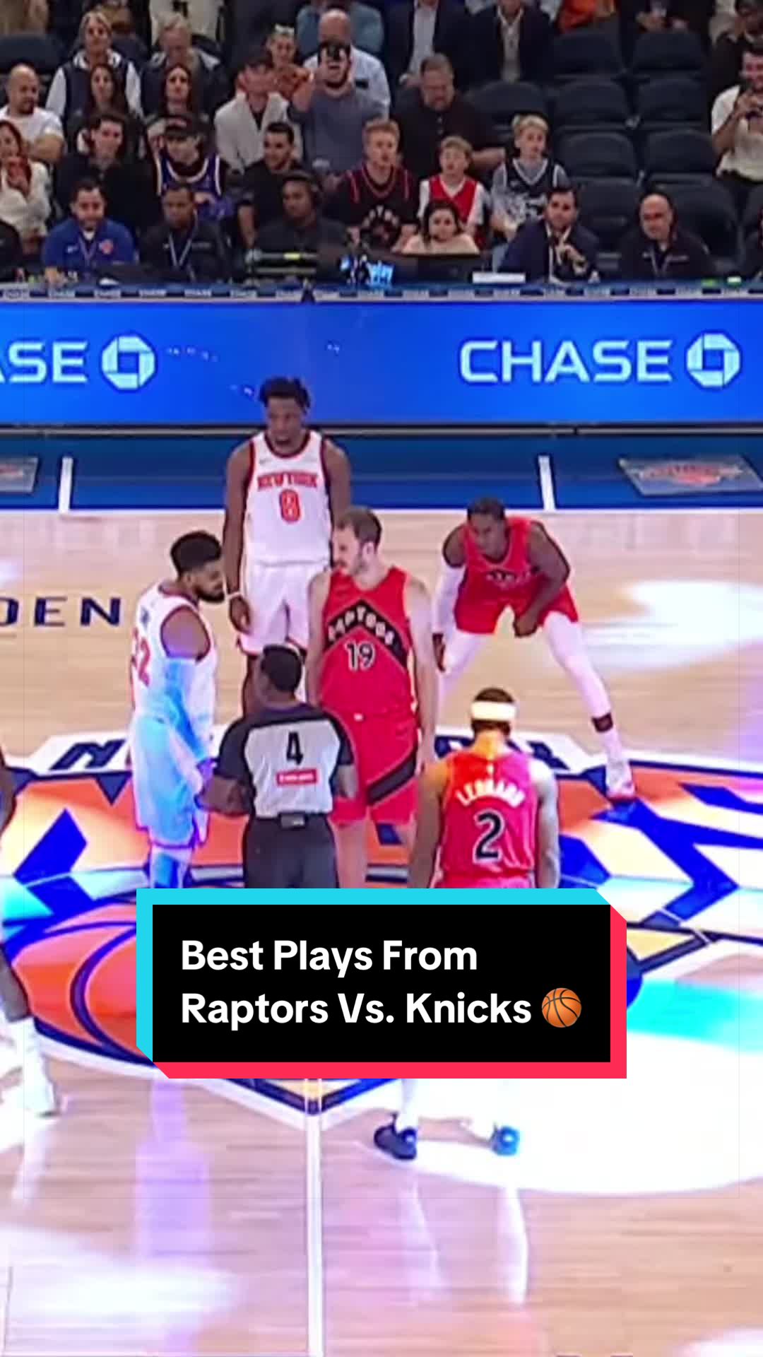 Quick rewind, full recap. Here’s everything from tonight’s @Raptors vs. @New York Knicks matchup ⏪🏀 