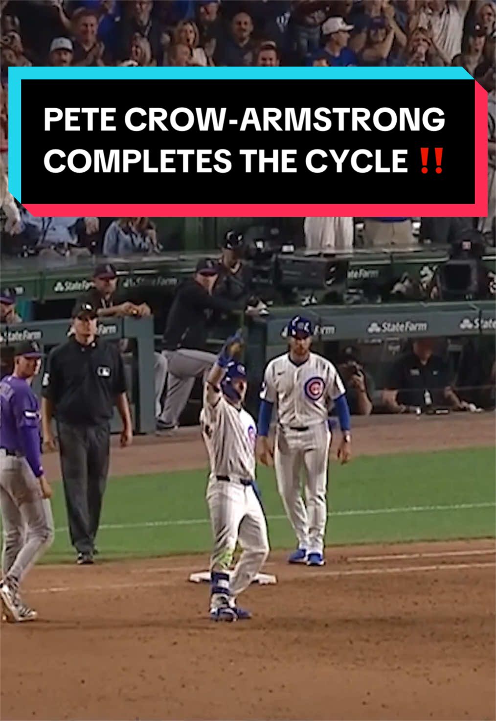 PETE CROW-ARMSTRONG COMPLETES THE CYCLE ‼️