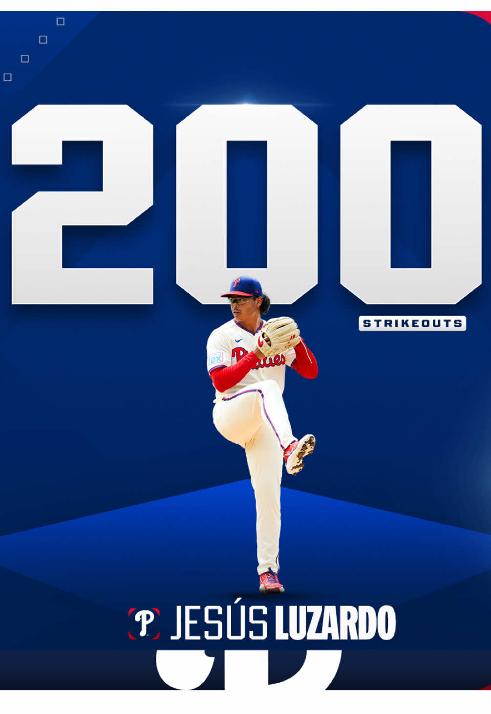 Jesús Luzardo records 200+ strikeouts for the 3rd time in his career!