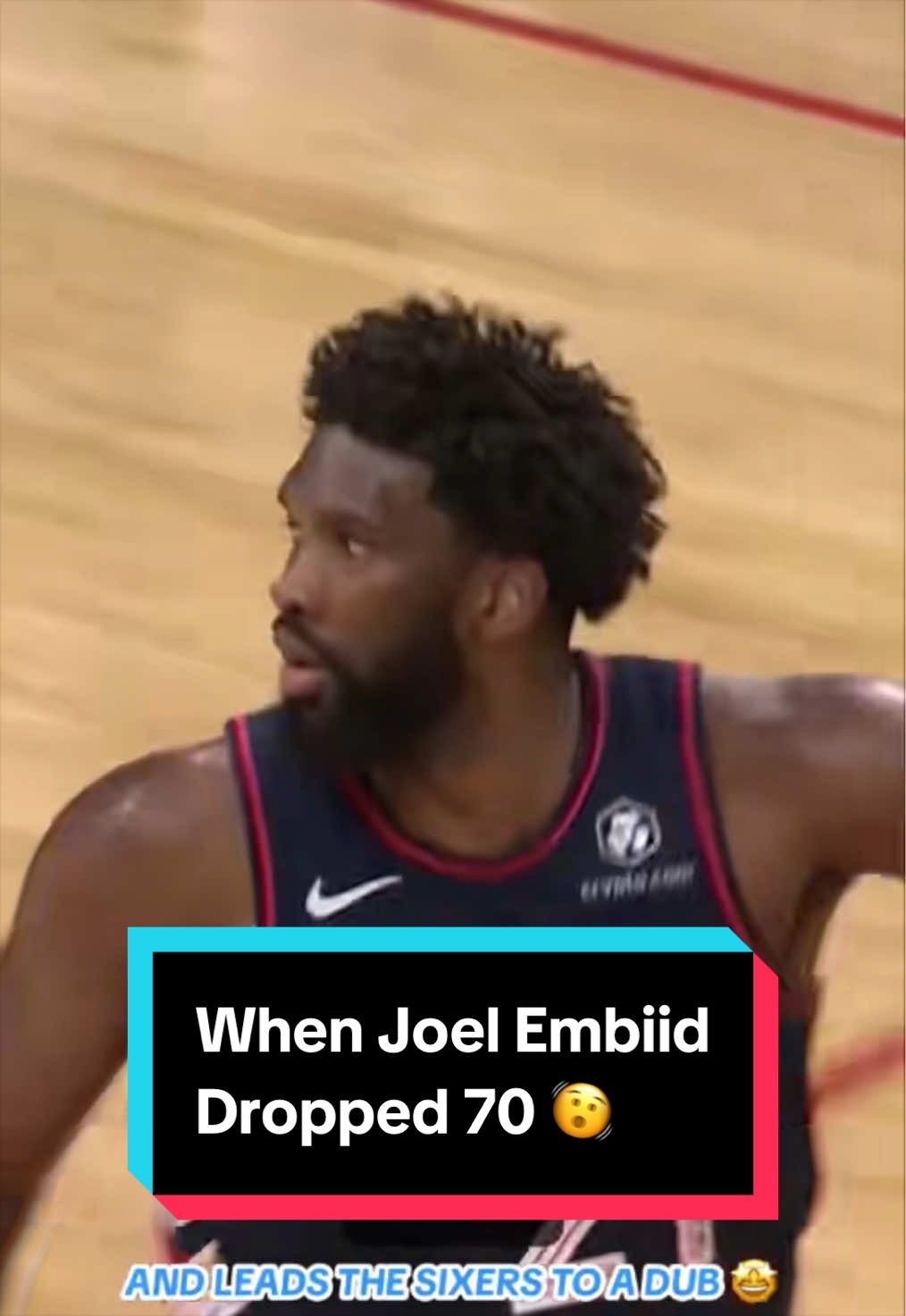 A historic night for Joel Embiid when he dropped 70 points 🔥 