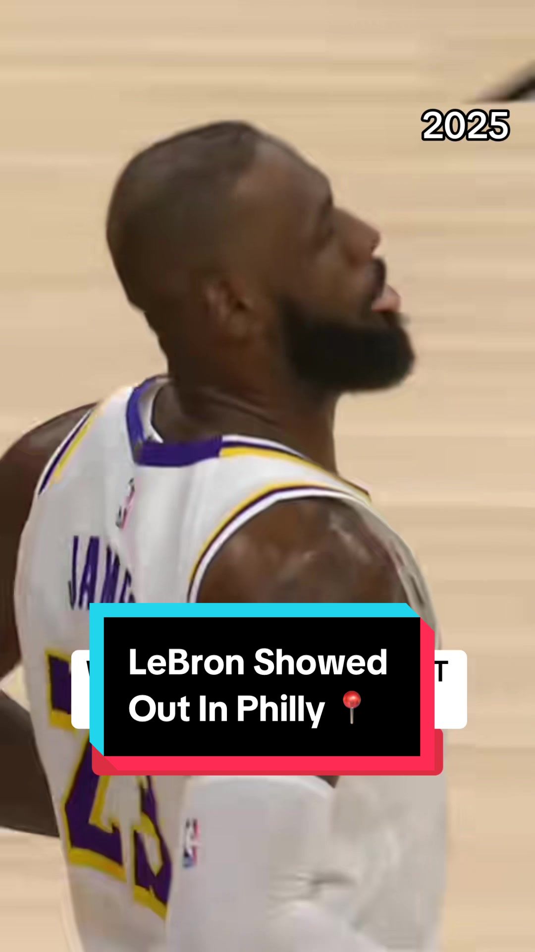 LeBron brought all the energy to this @Lakers 🤺 @Philadelphia 76ers matchup last season 🔋👀 