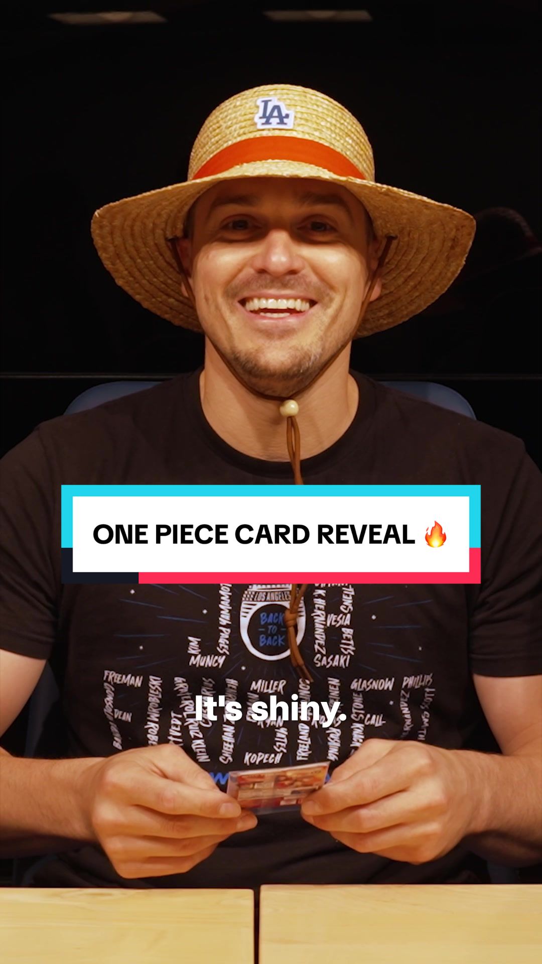 ONE PIECE Night card reveal with the guys. 👀 
